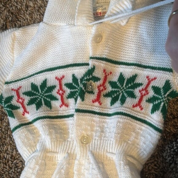 Vintage Hudson’s Bay The Bay Baby Knitted One Piece Sleeper 6-9 Months - Picture 5 of 9